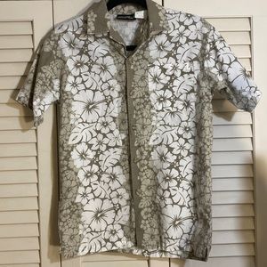 VINTAGE MAUI AND SONS size S floral beach/skater shirt